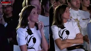 Queen Letizia changes expression as the king speaks and when Leonor speaks [upl. by Sopher]