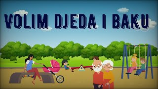 Zagrebački Mališani  Volim djeda i baku Official Lyric Video [upl. by Petulia635]