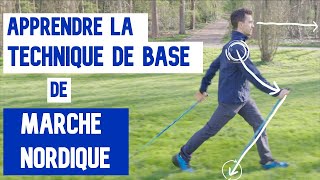 APPRENDRE LA TECHNIQUE DE BASE DE LA MARCHE NORDIQUE [upl. by Moore]