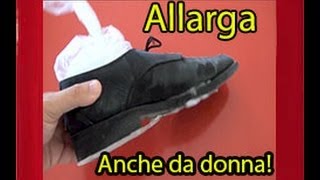 Come allargare le scarpe con il ghiaccio how to enlarge your shoes with ice [upl. by Emory]