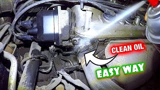 Quick OIL clean off ENGINE BLOCK [upl. by Ahselak10]