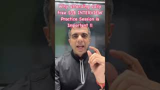 Why you must attend Daily Free SSB Interview Practice Session by Sharad Sir sharadmudgal [upl. by Hildegaard]