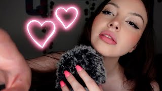 ASMR Girl Compliments You 💕 Words of Affirmation whisper face touching fluffy mic brushing [upl. by Charmine870]