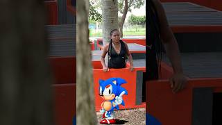 Esta mujer tenía la mitad de su cuerpo convertido en sonic y mira lo que paso 😱😱😱viralpost [upl. by Thurstan541]