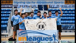 Signing up for Intramural Sports with IMLeagues [upl. by Novaelc]