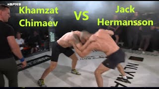 Khamzat Chimaev vs Jack Hermansson  Full Freestyle Wrestling Match [upl. by Llerrom717]