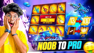 Free Fire NOOB TO PRO ULTRA MAX IN 9 Mins😍😳 Bought Everything From Events Garena Free Fire [upl. by Schober]