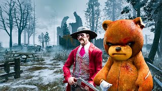 Naughty Bear amp Deathslinger Gameplay  Dead By Daylight [upl. by Karylin448]