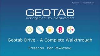 Geotab Drive A Complete Walkthrough  ELD Compliance Solution [upl. by Einahpad]