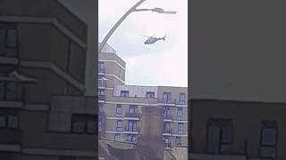 PRESS HELICOPTER HOVERING LOW OVER ILFORD EAST LONDON shorts tv news lowflying loud aircraft [upl. by Luisa]