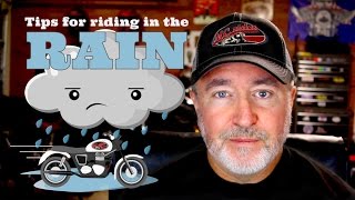 Tips for riding a motorcycle in the rain  Episode  29 MCrider [upl. by Procora]