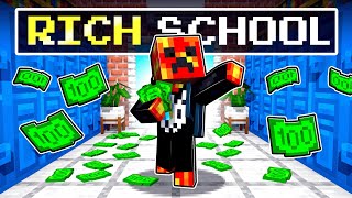 I Sent Baby Preston to RICHEST School In Minecraft [upl. by Helenka415]