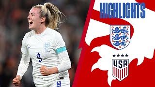 England 21 United States  The Lionesses Defeat The World Champions At Wembley  Highlights [upl. by Atteiram]