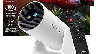 Lifelong light beam smart projector for home 4k support unboxing and usage [upl. by Akirdnuhs]