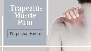 Trapezius muscle pain  trapezius knots  neck pain [upl. by Ada]