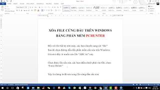 Xóa Mọi File Cứng Đầu Trên Windows Bằng PCHunter  The Quang TV [upl. by Sand704]