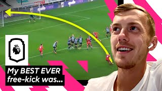 Southamptons James WardProwse RATES his own FREEKICKS  Uncut [upl. by Eillor749]