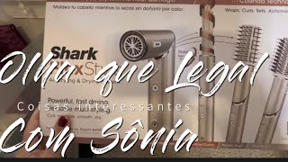 Novo Secador de Cabelo Shark Flex Style [upl. by Iclehc373]