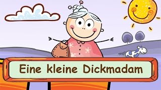 🌼 Eine kleine Dickmadam  Kniereiter zum Mitsingen  Kinderlieder [upl. by Sheffield]