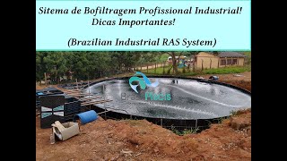 Instalação Padrão Biofiltragem para Piscicultura Industrial e Qualidade de Mídia  Vídeo 98 [upl. by Lenee]