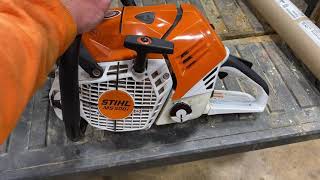 Stihl 500i pro tip [upl. by Sidnee919]