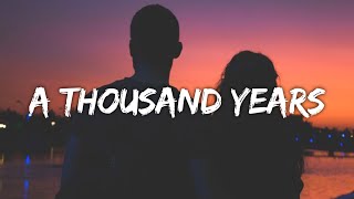 Jada Facer  A Thousand Years Lyrics [upl. by Claretta]