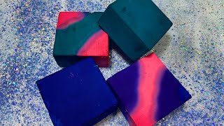 Dyed Crunchy Nexo  ASMR  Gym Chalk  Oddly Satisfying  148 [upl. by Hayila]