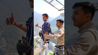 Himalayan Bungy Rishikesh bungee bungeejumping jumping adventure trending viral bungy shorts [upl. by Omiseno]