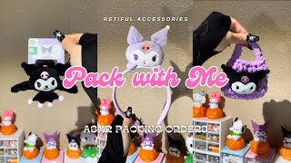 Pack Kimberlee’s💜Kuromi theme order with me💜 [upl. by Steinway]