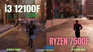 i3 12100 ddr5 vs Ryzen 7500f [upl. by Yrrak]