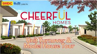 SMDC Cheerful Homes  Unit Turnover amp Model House Tour [upl. by Yanffit]