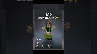 todos bonitos✨️ soyagos123 roblox videosderoblox calificandoavatares parte3 humor [upl. by Torres57]