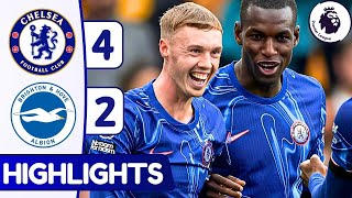 Chelsea vs Brighton 42  Highlights amp Goals  Premier League 202425 [upl. by Ramalahs]