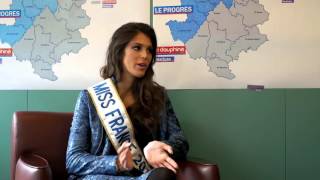 Interview dIris Mittenaere Miss France 2016 [upl. by Nerissa]