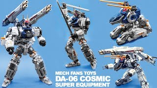 Transformers Diaclone DiaBattles V2 Cosmo Manuver Type KO MFT Lost Planet DA06 Robot Toys [upl. by Jaclyn]