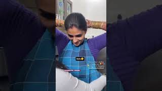 Ponni serial actress vaishnavi cute reel video shorts video reel ytshorts bts [upl. by Auqinaj]