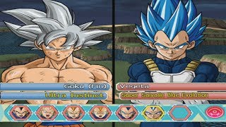 DRAGON BALL Z BUDOKAI TENKAICHI 4 BETA 6 ISO  TODOS LOS PERSONAJES ESCENARIOS Y MODO HISTORIA [upl. by Manuela]