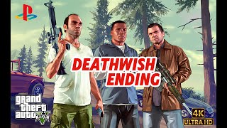 GTA 5 Deathwish Ending PS5 60fps [upl. by Aynav]