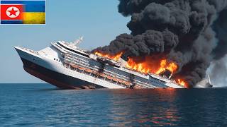 7 MINUTES AGO Russian Cruise Ship With North Korea Shells SUNK by Ukrainian GuidedBomb AMBUSH [upl. by Annatnom]