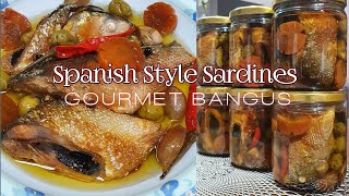 How to cook GOURMET BANGUS in olive oil for business Pang negosyo recipe by Will Chimplee [upl. by Eugenle820]