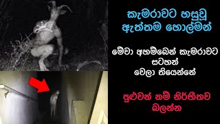 කැමරාවට හසුවූ හොල්මන් Part 19 Paranormal Activity kazzai holman Sinhala film review holman [upl. by Parthinia]