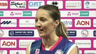 Maja Ognjenovic commenta il successo contro Bergamo [upl. by Saville794]