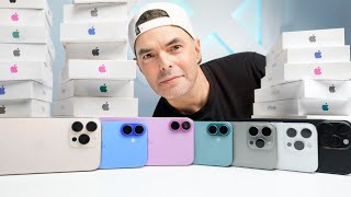 IPHONE 1616 Pro Unboxing COMPREI TODOS e de TODAS AS CORES 😱 [upl. by Jala]