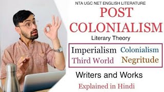 Postcolonialism  Literary Theory Explained with Major Writers and Works in Hindi [upl. by Antonin540]