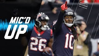 DeAndre Hopkins Micd Up vs Cardinals quotIm Trying to Get My Hall of Fame Stats Upquot  NFL Sound FX [upl. by Namus]