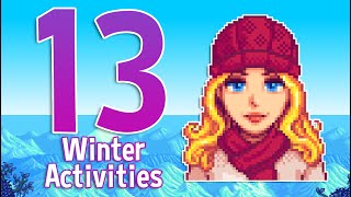 13 Things You Can Do During Winter in Stardew Valley [upl. by Pamelina]