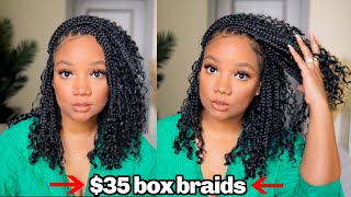 WOW 🔥 35 BOHO BOX BRAIDS  AMAZON MUST HAVE HAIR [upl. by Notecnirp]