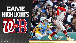 Nationals vs Red Sox Game Highlights 51124  MLB Highlights [upl. by Kihtrak]