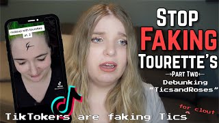 Girl with Real Tourettes Reacts to Fake Tourettes on Tiktok  TicsandRoses Edition PART 2 [upl. by Dodie]