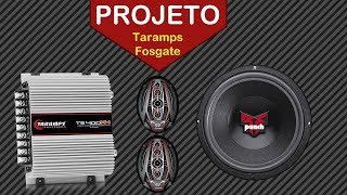 Projeto de instalação  Subwoofer fosgate punch  modulo taramps TS 400x4 [upl. by Dahraf329]